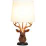 Simple Designs 17 1/4"H Copper Deer Antler Accent Table Lamp
