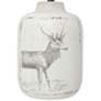 Simple Designs 17" High White-Washed Deer Accent Table Lamp