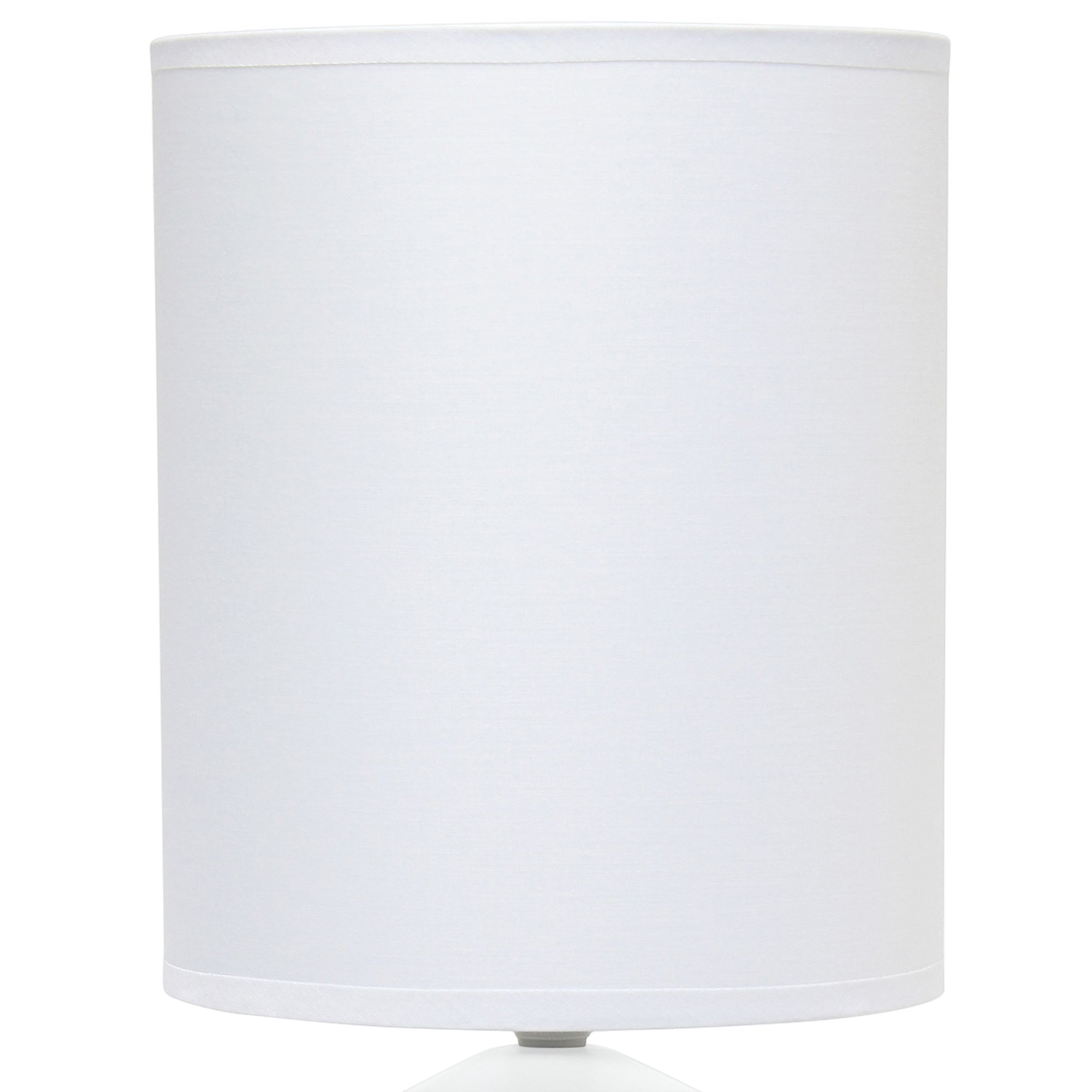 Image 3 Simple Designs 18 1/2" High White and Tan Accent Table Lamp more views