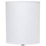 Simple Designs 18 1/2"H White and Gray Accent Table Lamp