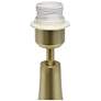 Simple Designs 19 1/2" High Gold Teardrop Accent Table Lamp