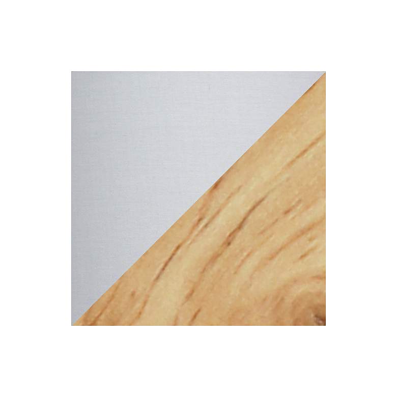 Image 6 Simple Designs 19 1/4" High Natural Wood Gray Accent Table Lamp more views