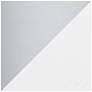 6_Simple Designs 19 1/4" High White Wood Gray Accent Table Lamp more views