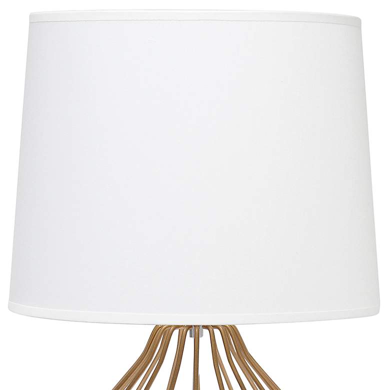 Image 3 Simple Designs 19 3/4" High Copper Metal Accent Table Lamp more views