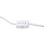 6_Simple Designs 20 1/2" Off-White Ceramic Accent Table Desk Lamp more views