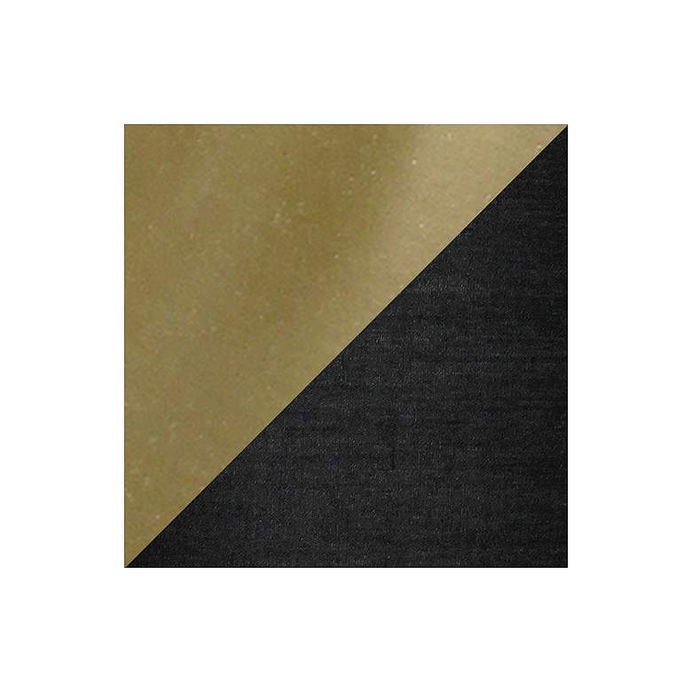Image 6 Simple Designs 21" High Gold Metal Accent Table Lamp with Black Shade more views