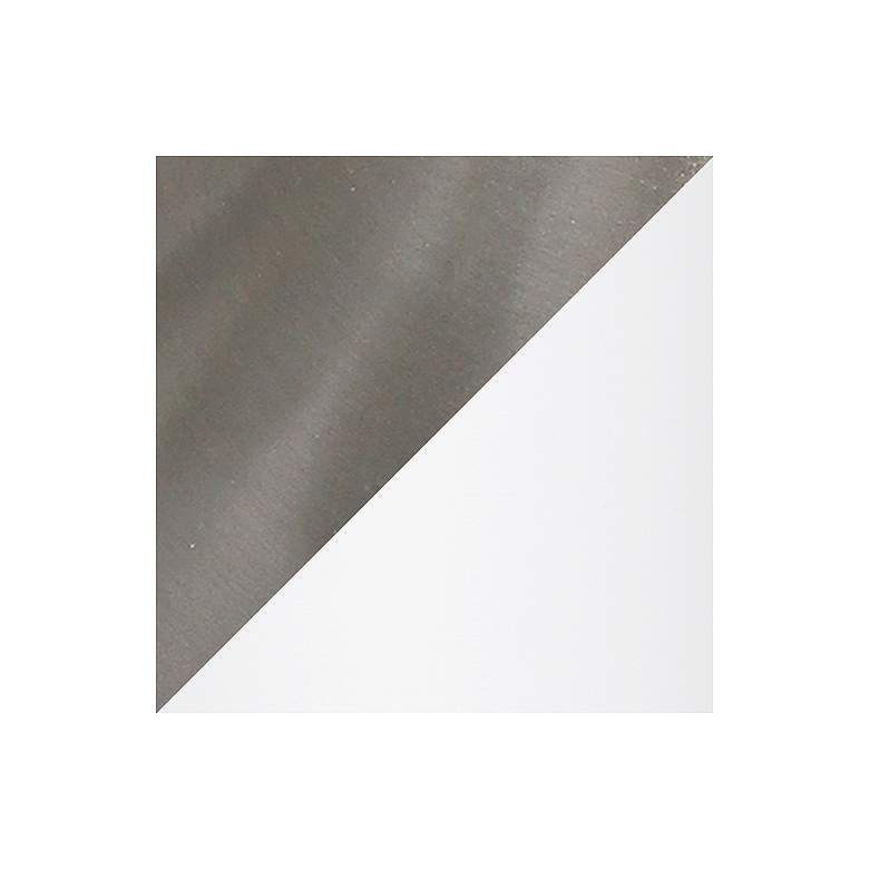 Image 6 Simple Designs 21" Nickel Accent Table Lamp with White Shade more views