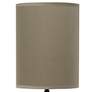 3_Simple Designs 22 3/4" Bronze Candlestick Ceramic Accent Table Lamp more views