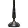 4_Simple Designs 22 3/4" Bronze Candlestick Ceramic Accent Table Lamp more views
