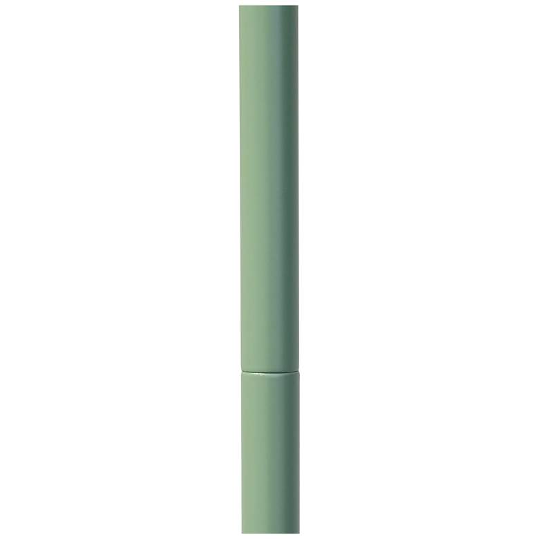 Image 7 Simple Designs 54.5" Industrial Metal Fl Lamp w Wire Cage Shade, Sage Green more views