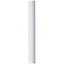 7_Simple Designs 54.5" Industrial Metal Floor Lamp w Wire Cage Shade, White more views