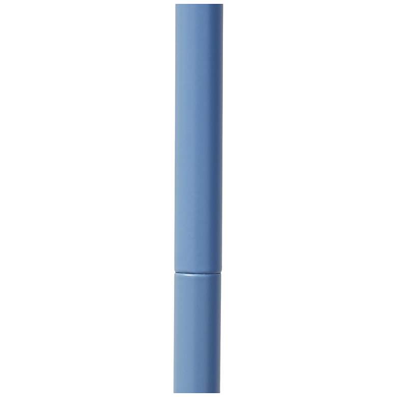 Image 7 Simple Designs 54.5" Industrial Metal Floor Lamp with Wire Cage Shade, Blue more views
