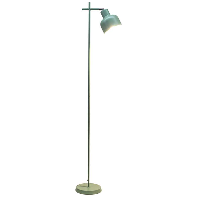Image 4 Simple Designs 54.72" Sleek Essentials Adj Metal Floor Lamp, Sage Green more views