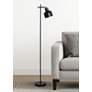 1_Simple Designs 54.72" Sleek Essentials Adjustable Metal Floor Lamp, Black