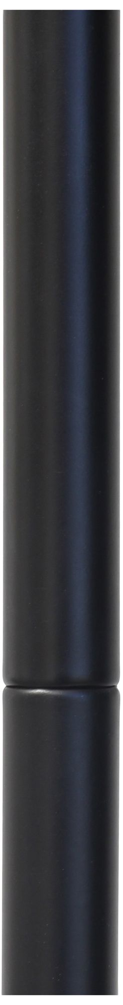 Simple Designs 54.72" Sleek Essentials Adjustable Metal Floor Lamp, Black