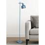 1_Simple Designs 54.72" Sleek Essentials Adjustable Metal Floor Lamp, Blue