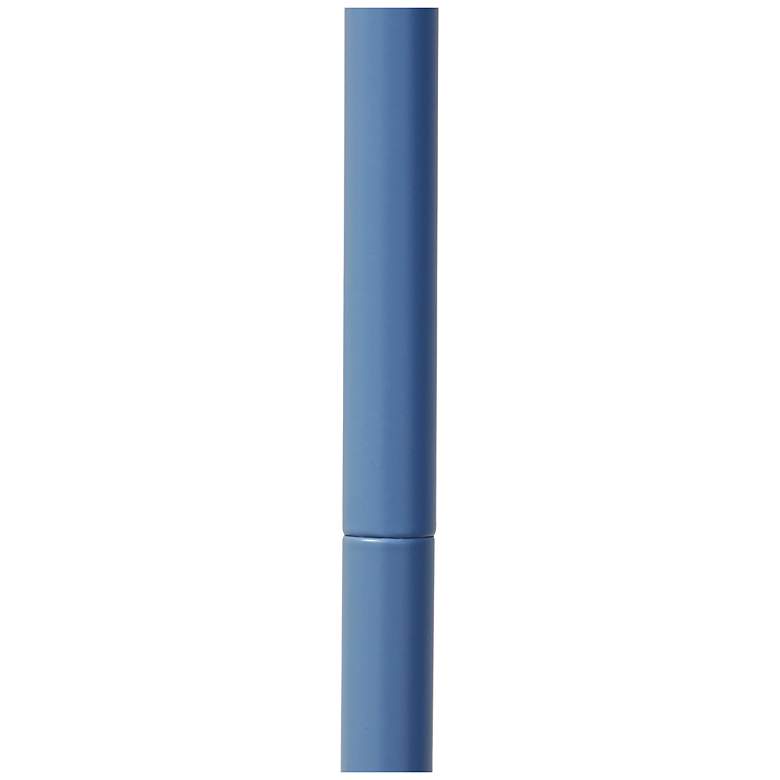 Image 7 Simple Designs 54.72" Sleek Essentials Adjustable Metal Floor Lamp, Blue more views