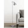 1_Simple Designs 54.72" Sleek Essentials Adjustable Metal Floor Lamp, Gray