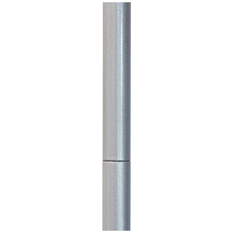 Image 7 Simple Designs 54.72" Sleek Essentials Adjustable Metal Floor Lamp, Gray more views