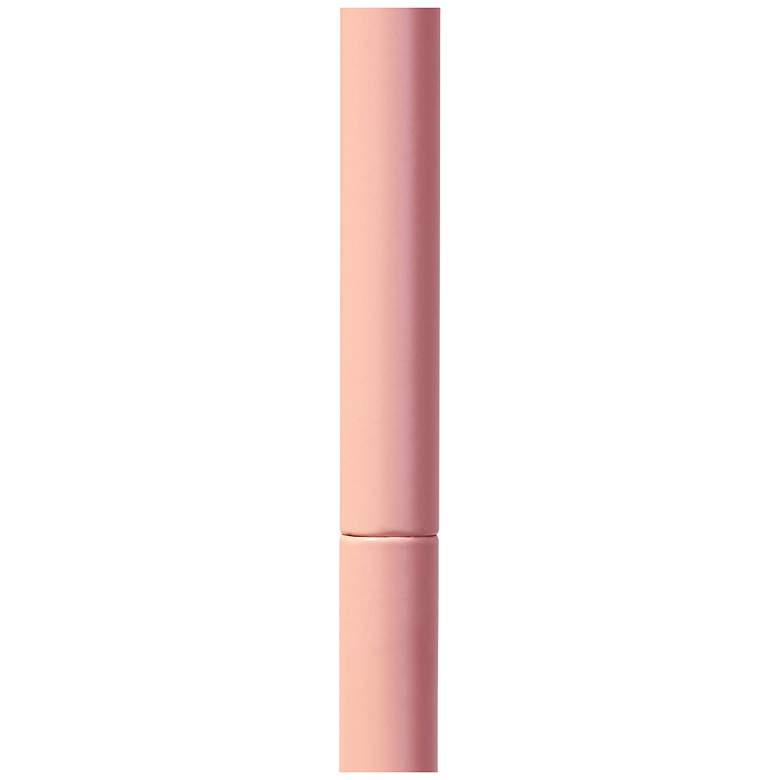 Image 7 Simple Designs 54.72" Sleek Essentials Adjustable Metal Floor Lamp, Pink more views