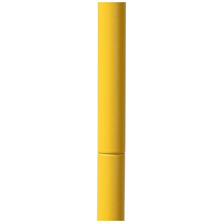 Image 7 Simple Designs 54.72" Sleek Essentials Adjustable Metal Floor Lamp, Yellow more views
