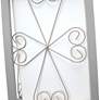 Simple Designs 62 3/4" Gray Etagere Wine Shelf Floor Lamp