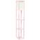 Simple Designs 62 3/4" Light Pink 3-Shelf Etagere Floor Lamp