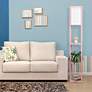 Simple Designs 62 3/4" Light Pink 3-Shelf Etagere Floor Lamp