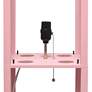 5_Simple Designs 62 3/4" Light Pink 3-Shelf Etagere Floor Lamp more views