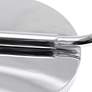 7_Simple Designs 63" High Modern Clear Glass and Chrome Floor Lamp more views