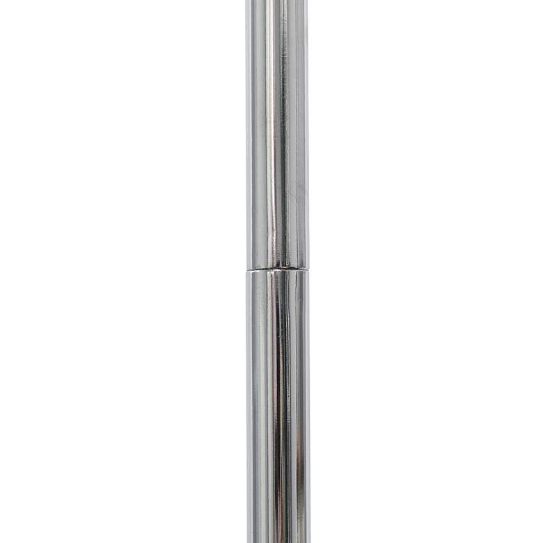 Image 6 Simple Designs 66 inch Black Shade Brushed Nickel Modern Arc Floor Lamp more views