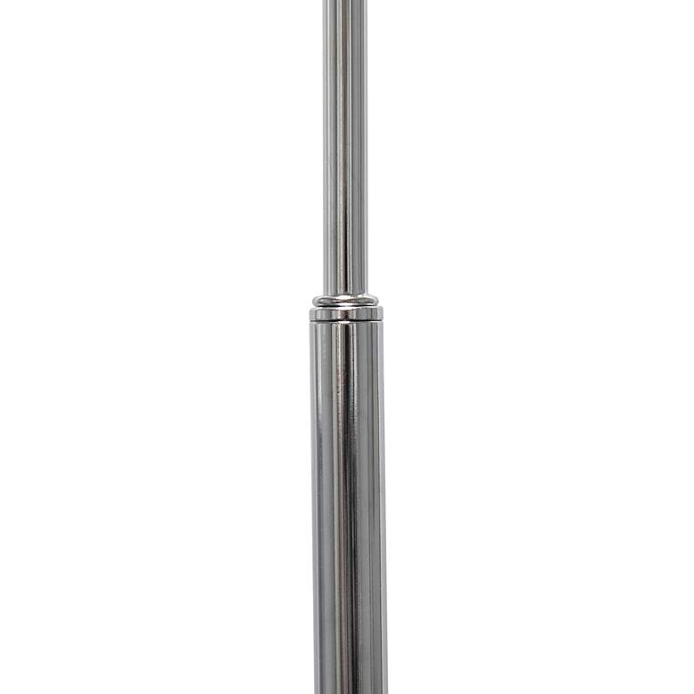 Image 7 Simple Designs 66 inch Black Shade Brushed Nickel Modern Arc Floor Lamp more views