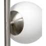 3_Simple Designs 66" High Brushed Nickel 2-Light Tree Floor Lamp more views