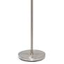 Simple Designs 66" High Brushed Nickel 2-Light Tree Floor Lamp