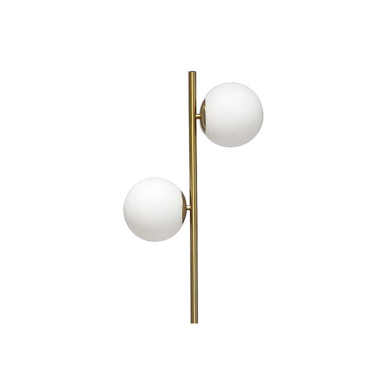 Image 4 Simple Designs 66" High Modern Gold 2-Light Tree Floor Lamp more views