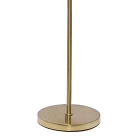 Image5 of Simple Designs 66" High Modern Gold 2-Light Tree Floor Lamp more views