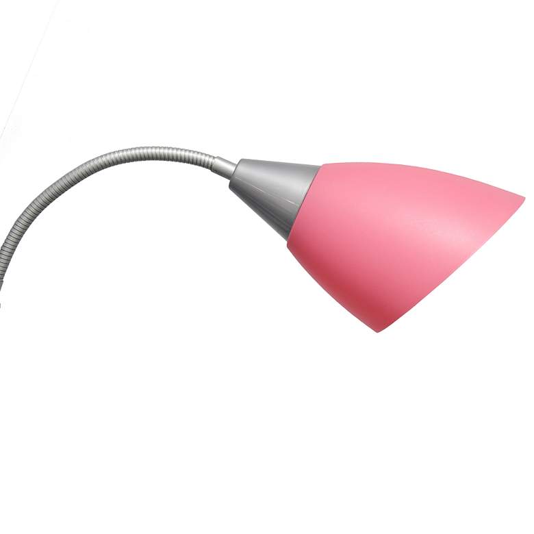 Image 3 Simple Designs 67" High 5-Light Silver and Multicolor Shade Floor Lamp more views