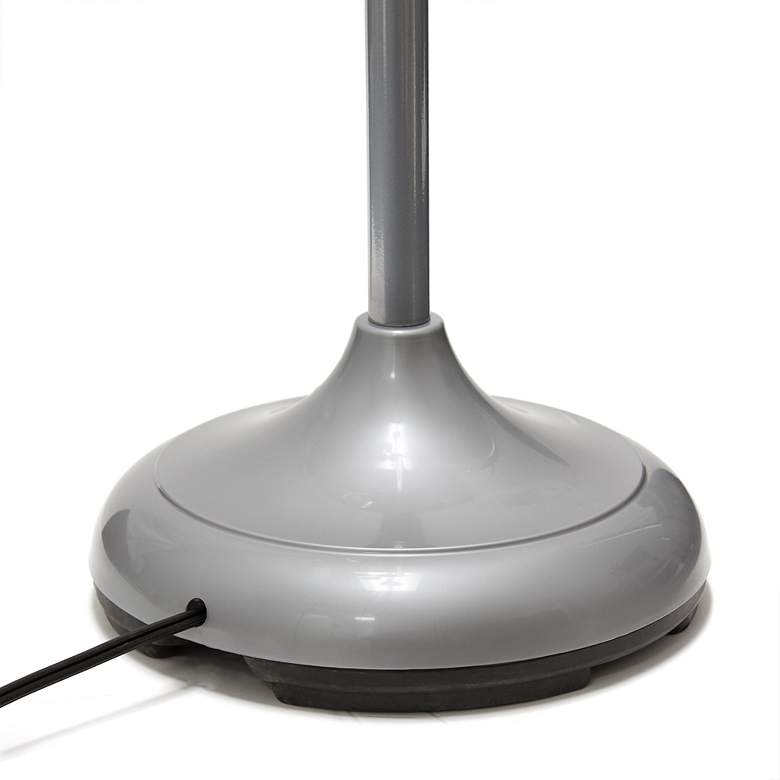 Image 5 Simple Designs 67" High 5-Light Silver and Multicolor Shade Floor Lamp more views