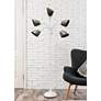 1_Simple Designs 67" White and Gray Shades Modern Gooseneck Floor Lamp