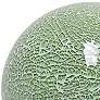 4_Simple Designs 7 3/4"H Mosaic Sage Green Ball Accent Lamp more views