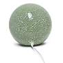 7_Simple Designs 7 3/4"H Mosaic Sage Green Ball Accent Lamp more views