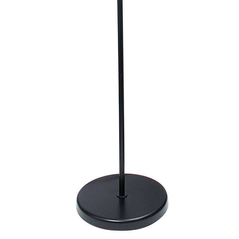 Image 4 Simple Designs 71 inch High Black Metal 2-Light Torchiere Floor Lamp more views