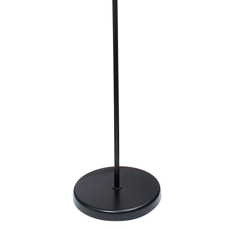 Image 4 Simple Designs 71" High Black Metal 2-Light Torchiere Floor Lamp more views