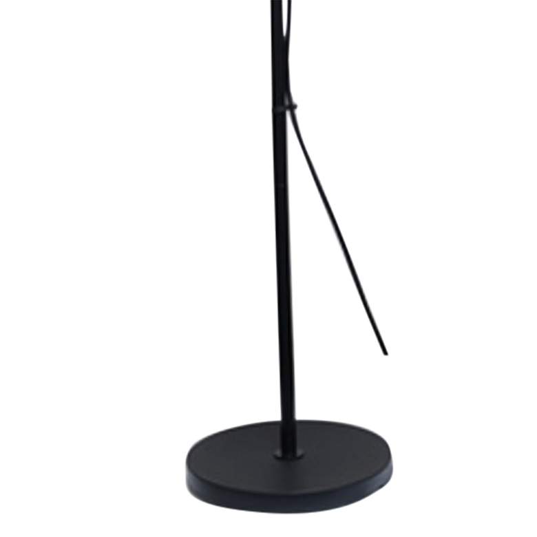 Image 4 Simple Designs 71" High Black Metal Torchiere Floor Lamp more views