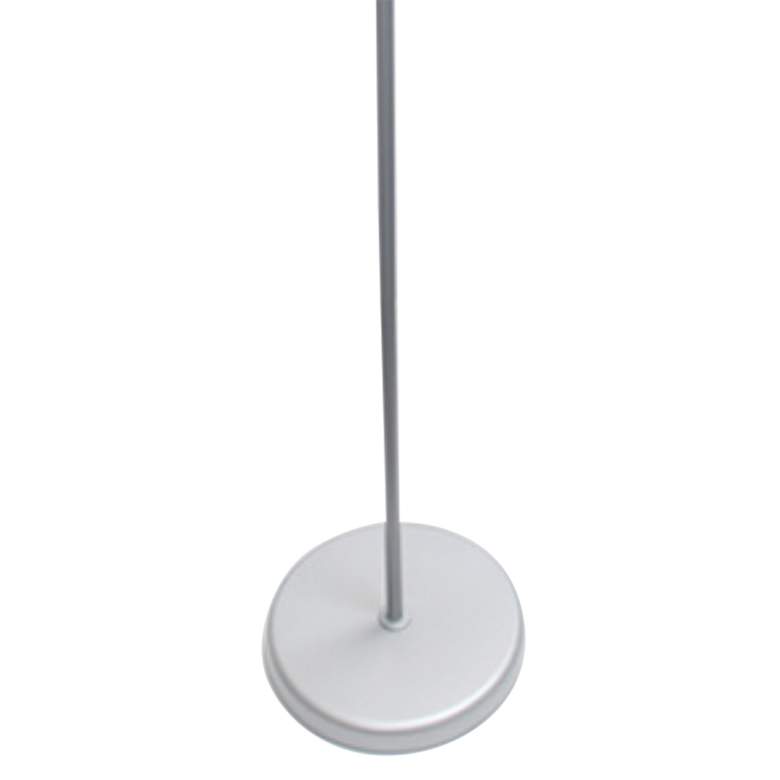 Image 4 Simple Designs 71" High Silver Metal 2-Light Torchiere Floor Lamp more views