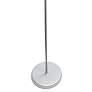 Simple Designs 71" High Silver Metal 2-Light Torchiere Floor Lamp