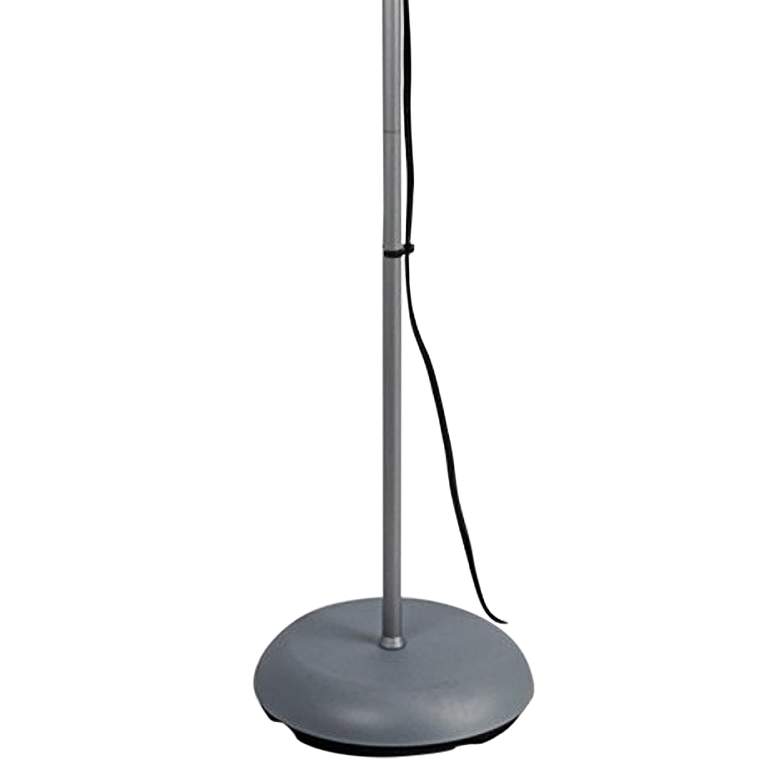 Image 4 Simple Designs 71 inch High Silver Metal Torchiere Floor Lamp more views