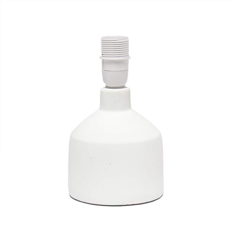 Image 5 Simple Designs 9 1/2" High Off-White Accent Table Lamp more views