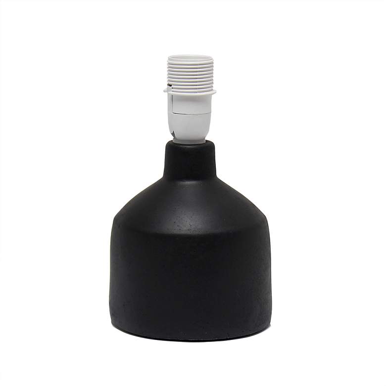 Image 5 Simple Designs 9 1/2 inchH Black Bocksbeutal Accent Table Lamp more views