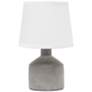 Thumbnail2 of Simple Designs 9 1/2"H Gray Bocksbeutal Accent Table Lamp